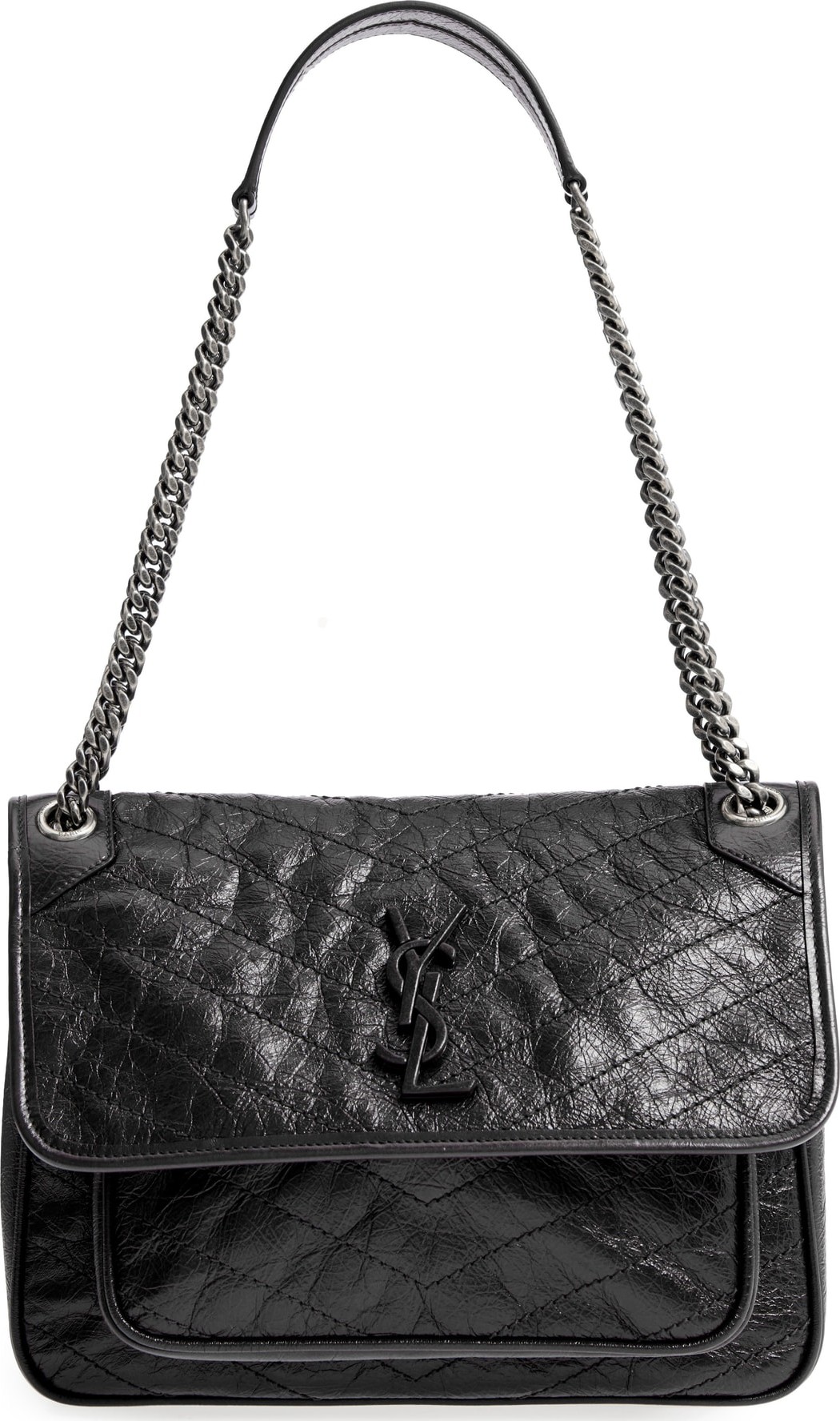 Saint Laurent Medium Niki Leather Shoulder Bag