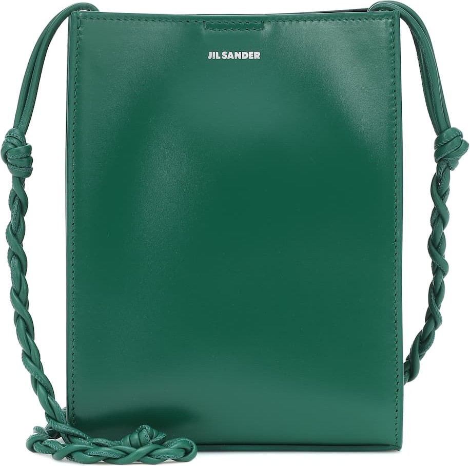 Jil Sander Tangle Small leather shoulder bag