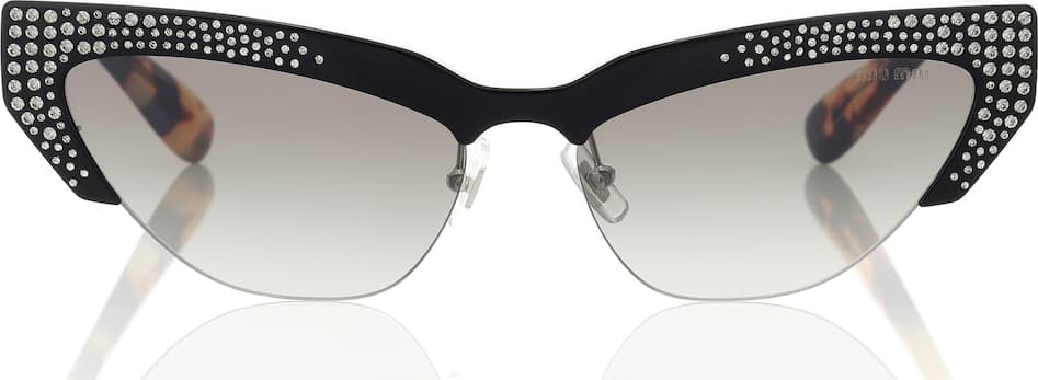 Miu Miu Embellished cat-eye sunglasses