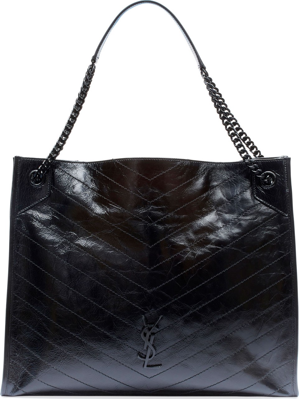 Saint Laurent Niki YSL Monogram Calf Shoulder Bag