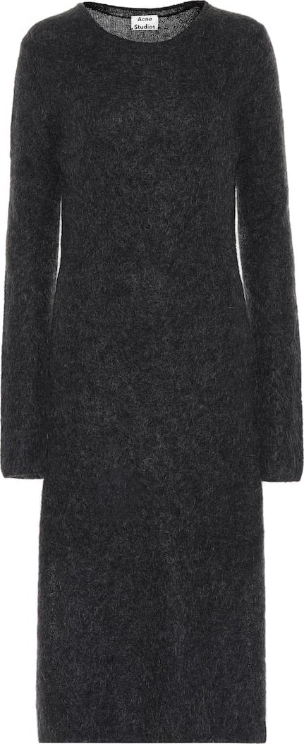 Acne Studios Wool and mohair-blend dress