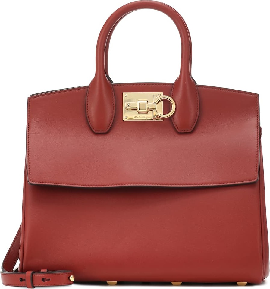 Salvatore Ferragamo Studio leather tote