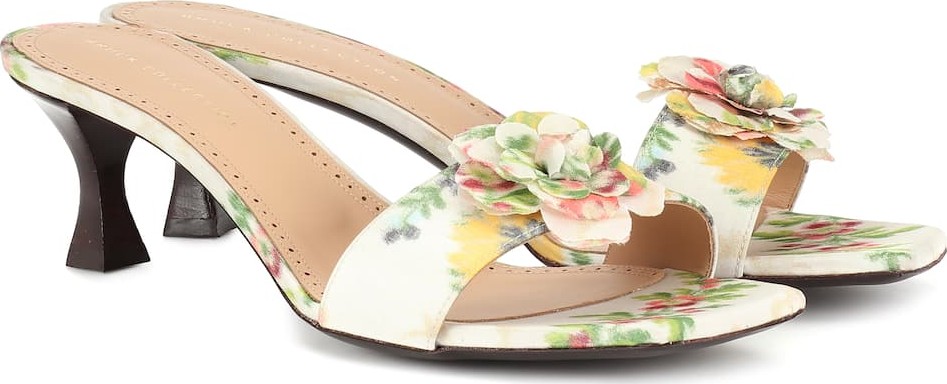 Brock Collection Exclusive to Mytheresa – Floral sandals