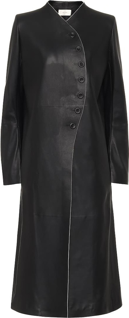 THE ROW Marion leather coat