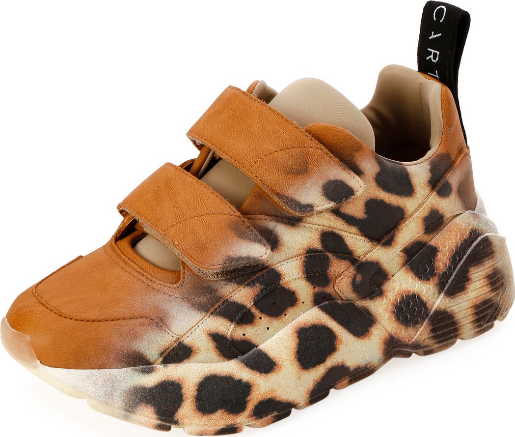 Stella McCartney Eclypse Ombré Leopard Platform Sneakers