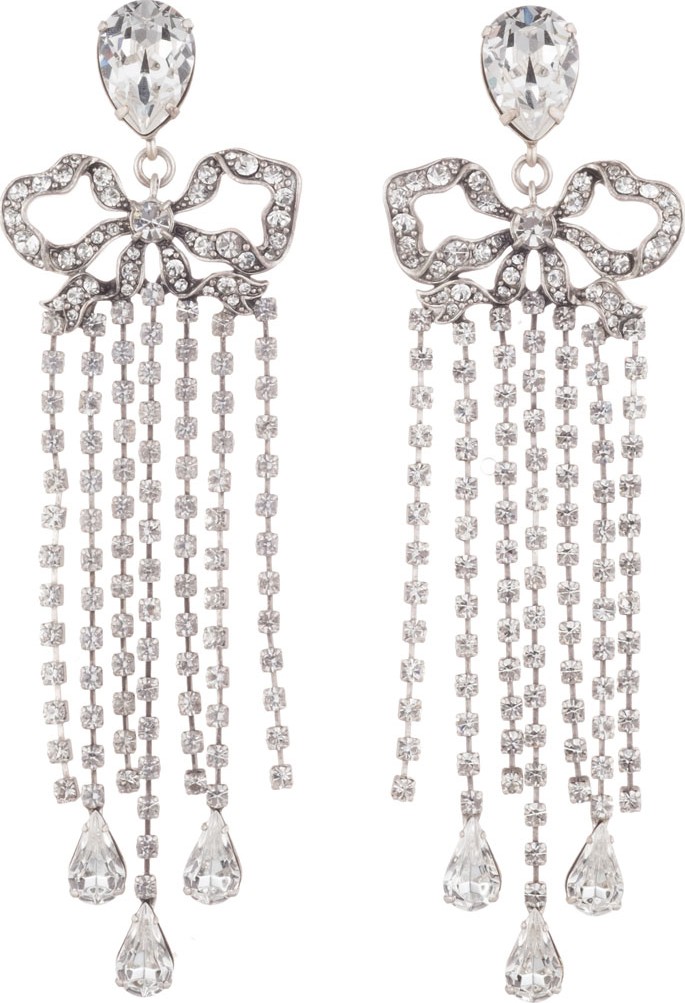 DANNIJO Chantel Crystal Dangle Earrings