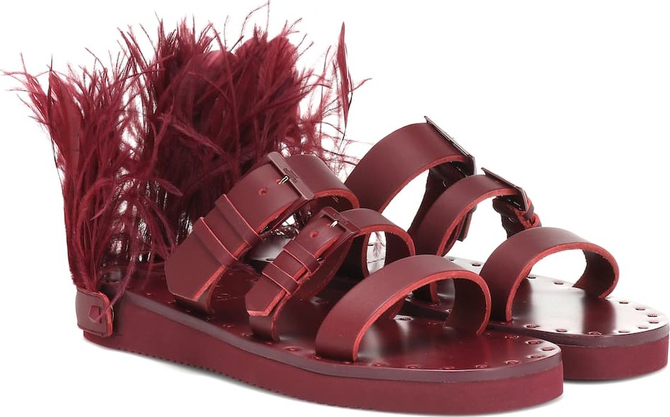 Valentino Valentino Garavani Escape leather sandals
