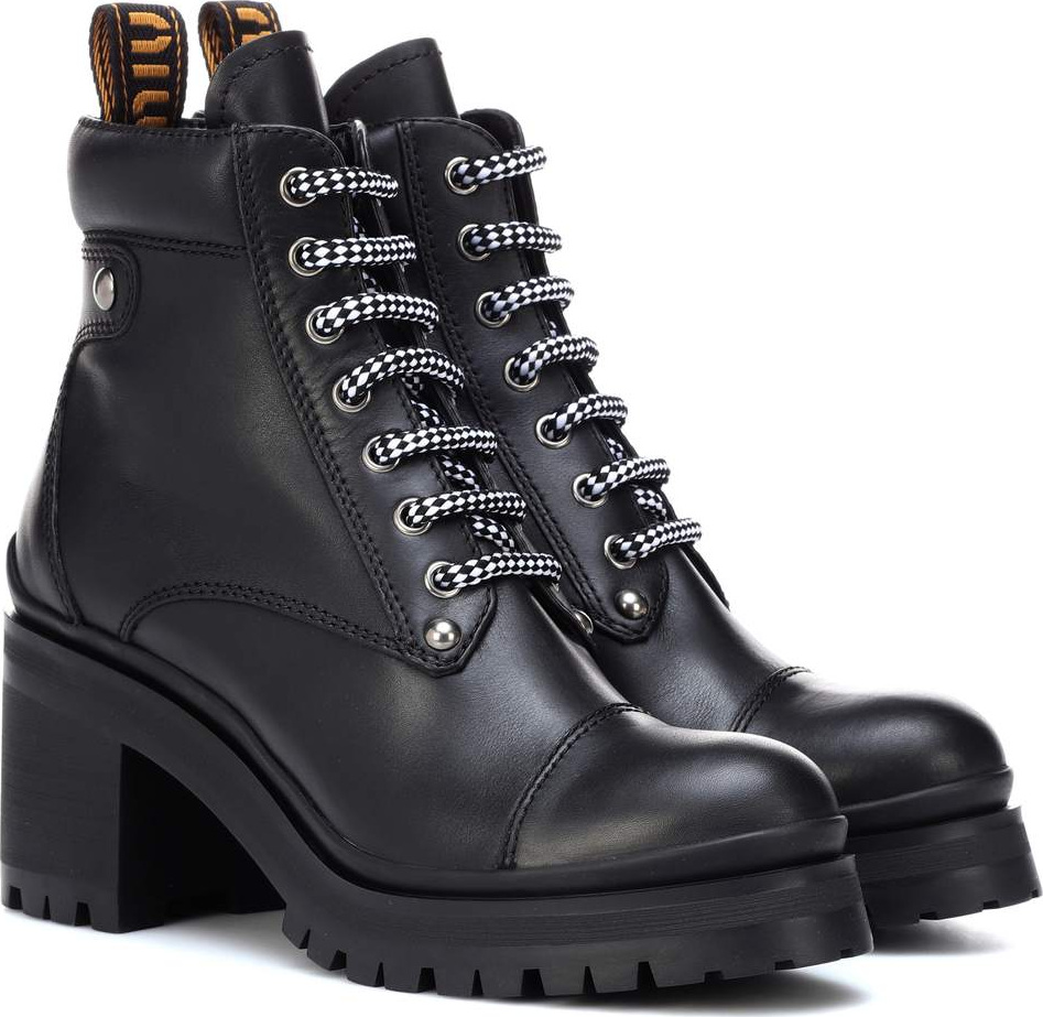 Miu Miu Leather ankle boots