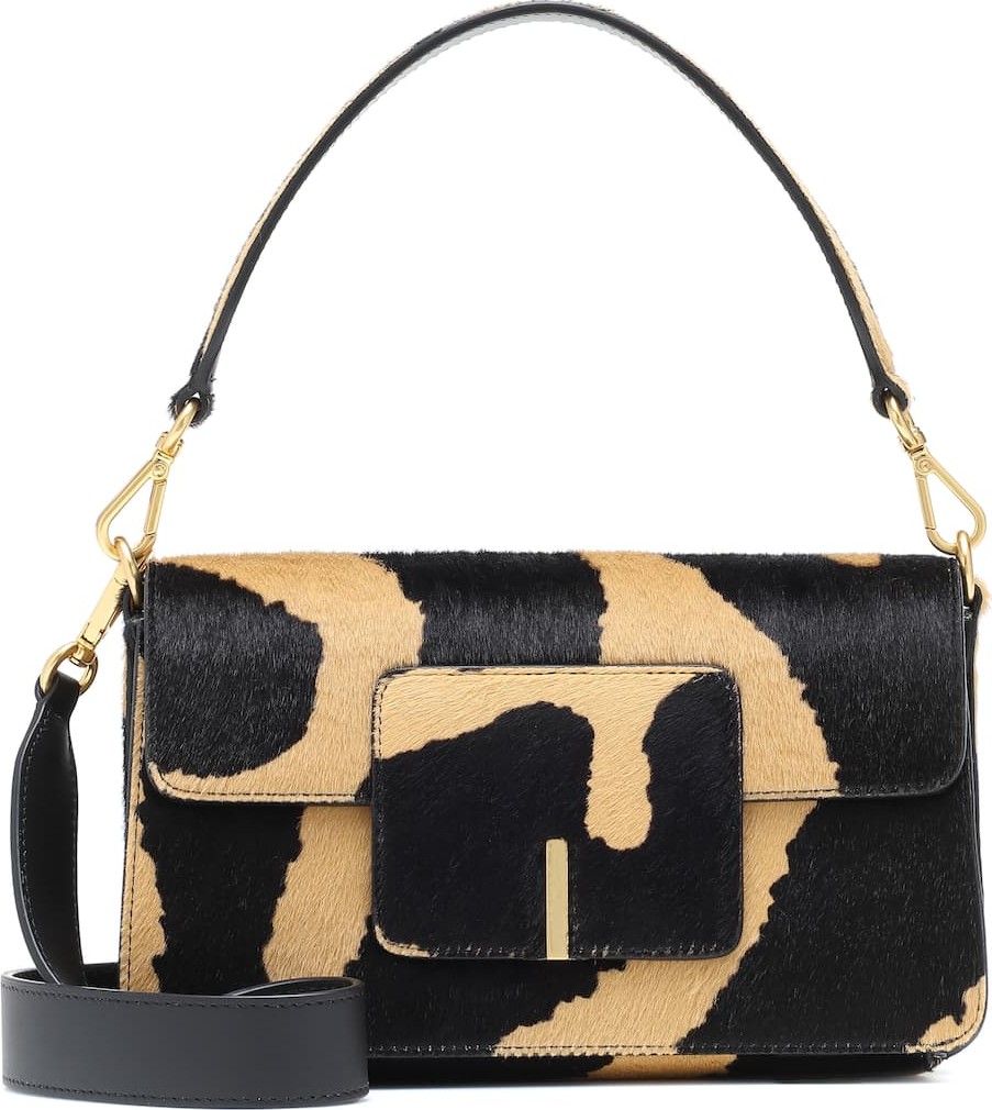 Wandler Georgia calf hair shoulder bag