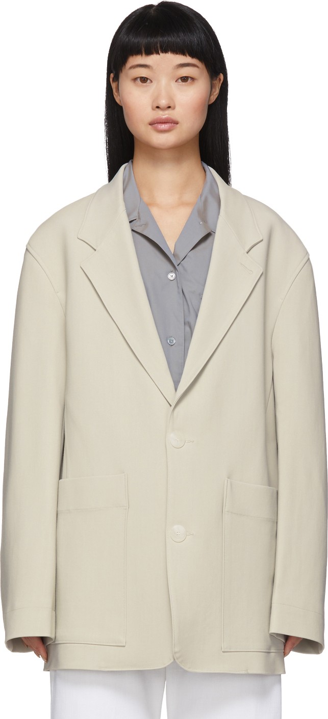 Studio Nicholson Taupe Conde Tailored Jacket