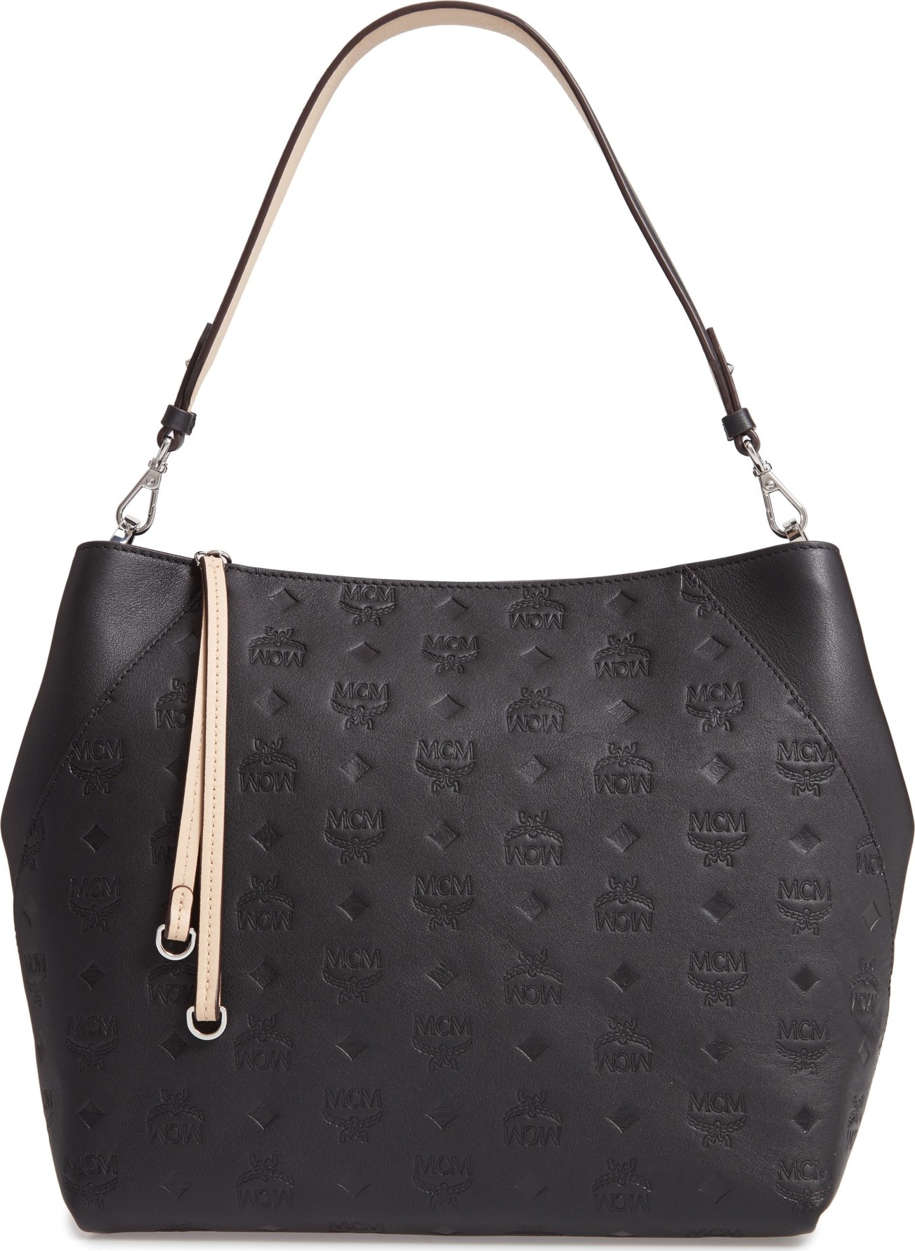 MCM Medium Klara Monogram Leather Hobo MCM Medium Klara Monogram Leather Hobo