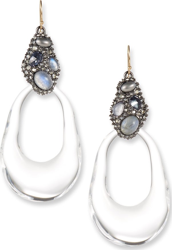 Alexis Bittar Stone Cluster Link Earrings