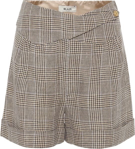 Blazé Milano Basque linen and wool shorts