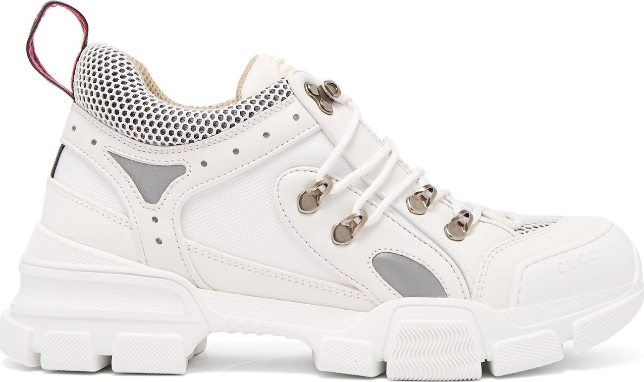 Gucci Flashtrek leather trainers