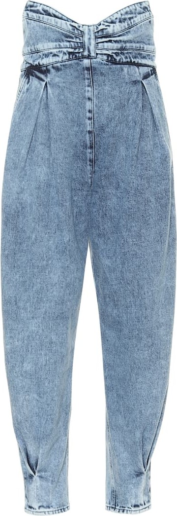 RED Valentino High-rise tapered jeans