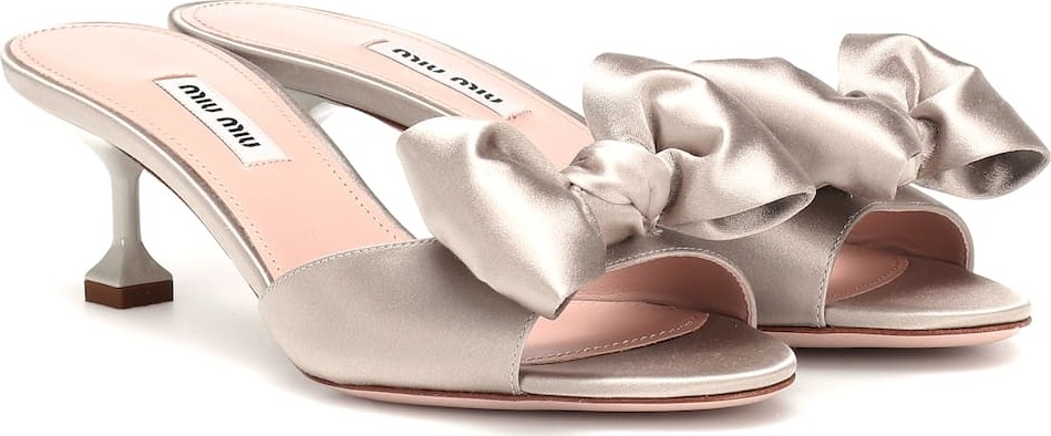 Miu Miu Satin mules