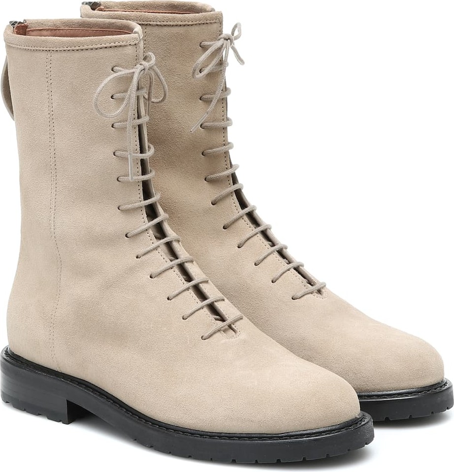 Legres Combat leather ankle boots