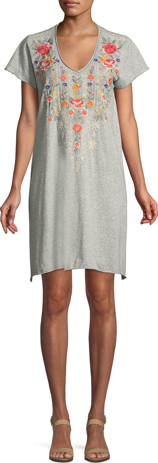 Johnny Was Hazleton Draped Tunic Dress