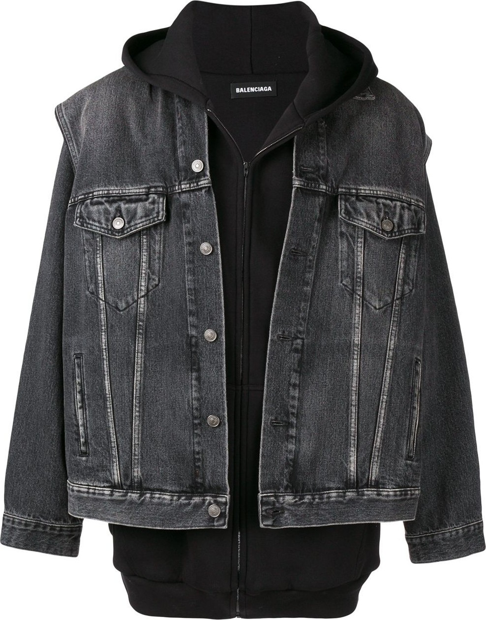 Balenciaga Layered jacket set