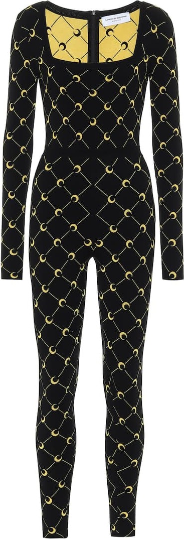 Marine Serre Jacquard jumpsuit
