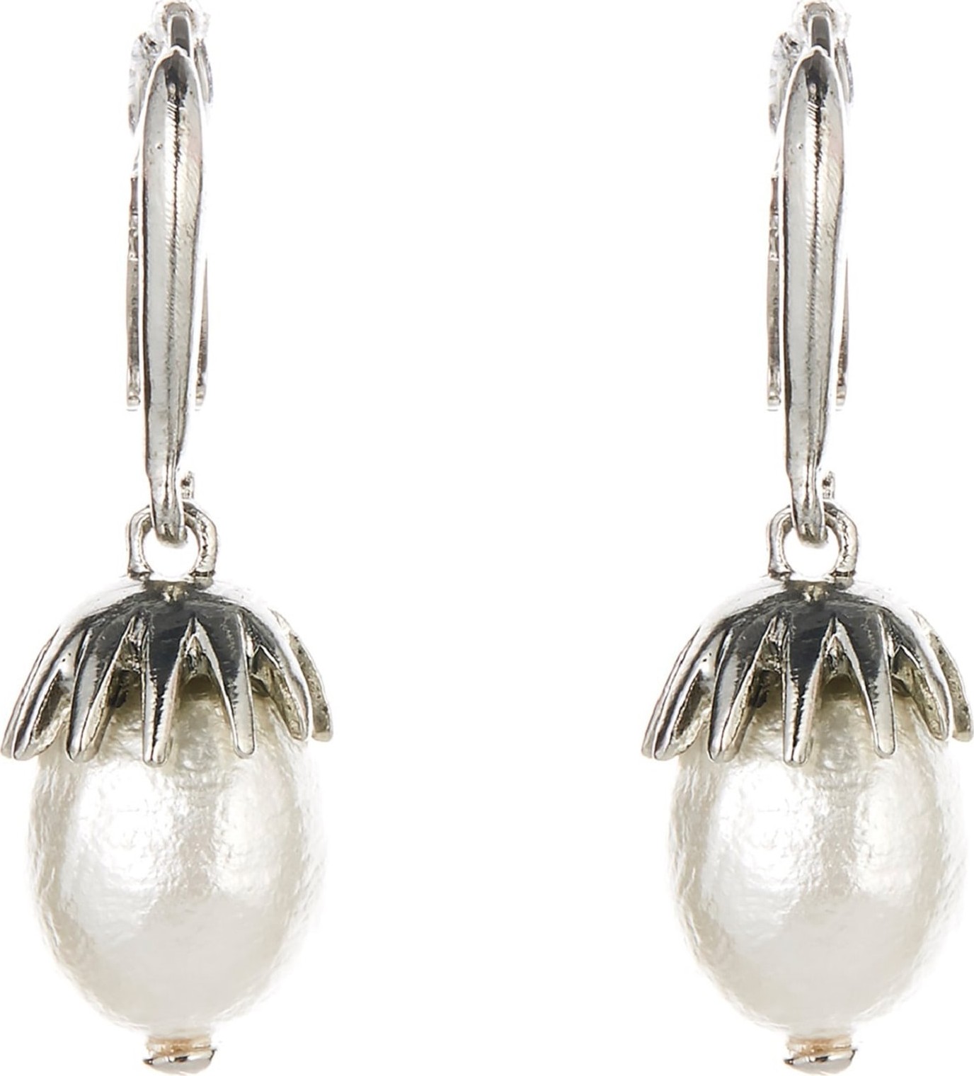 Oscar De La Renta Imitation Pearl Drop Earrings