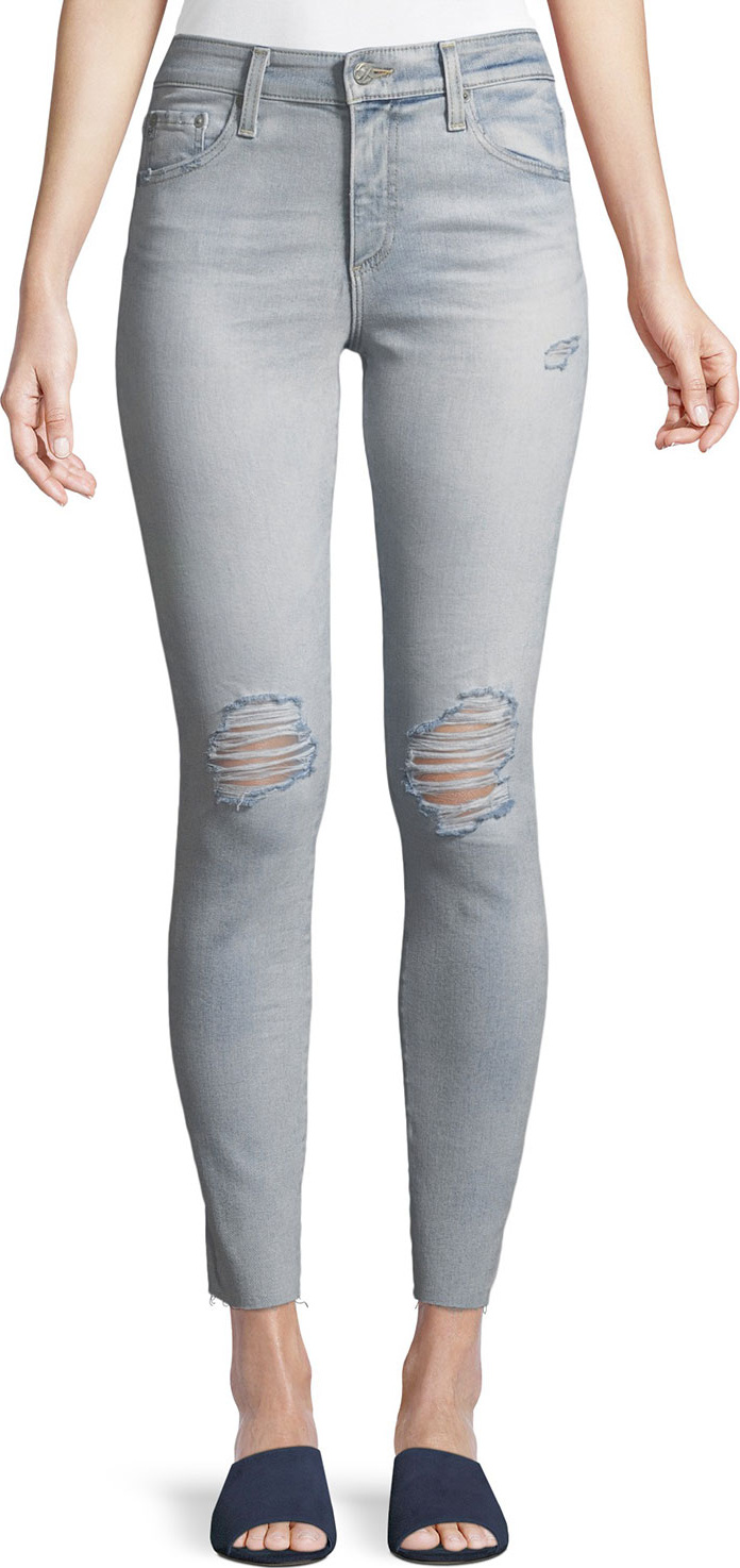 AG Jeans The Farrah High-Rise Skinny Ankle Jeans