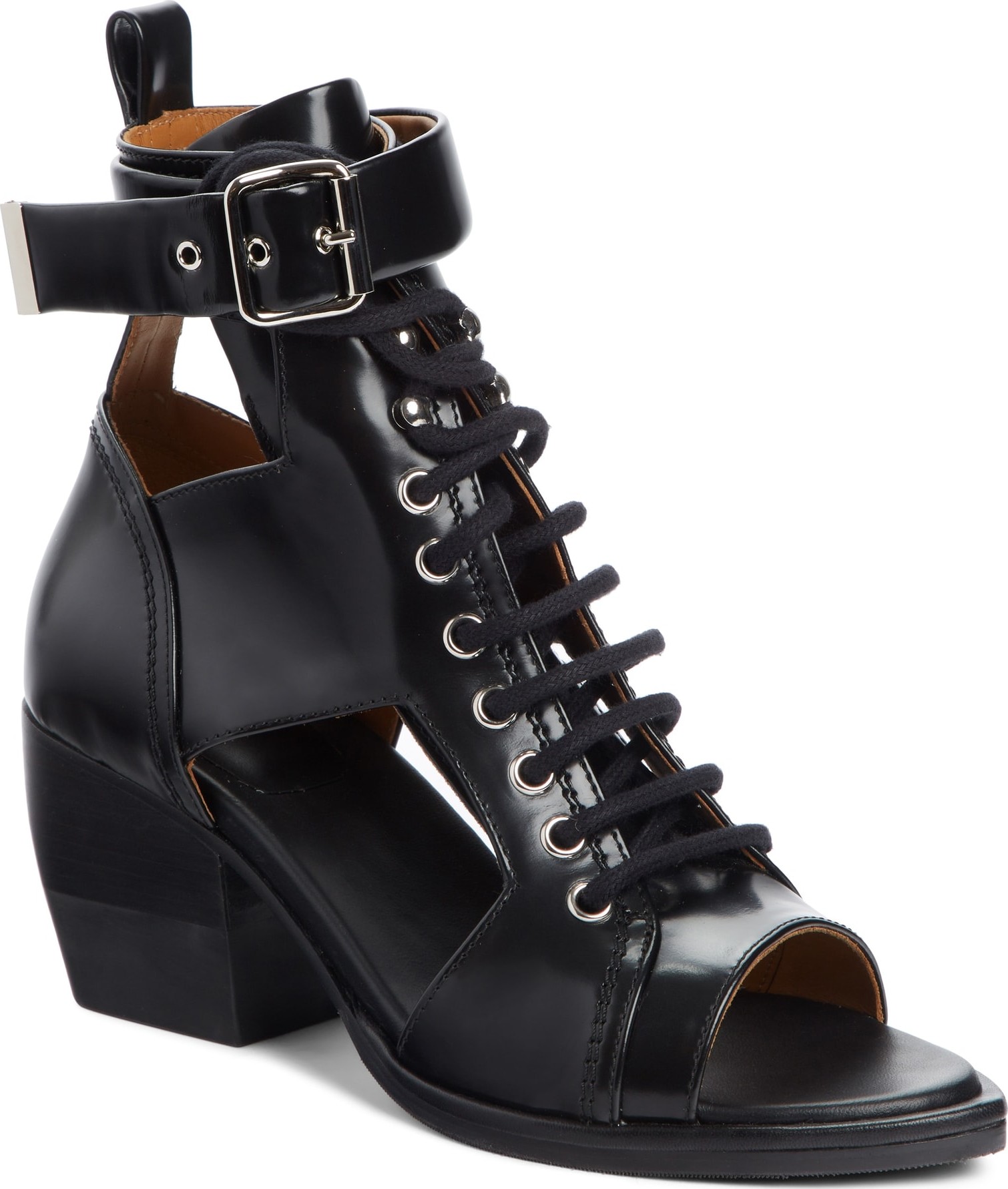 Chloe Rylee Cutout Open Toe Boot
