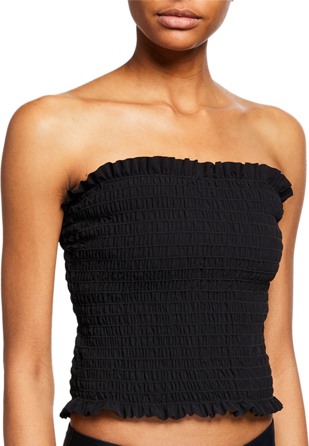 Tory Burch Smocked Tube Top