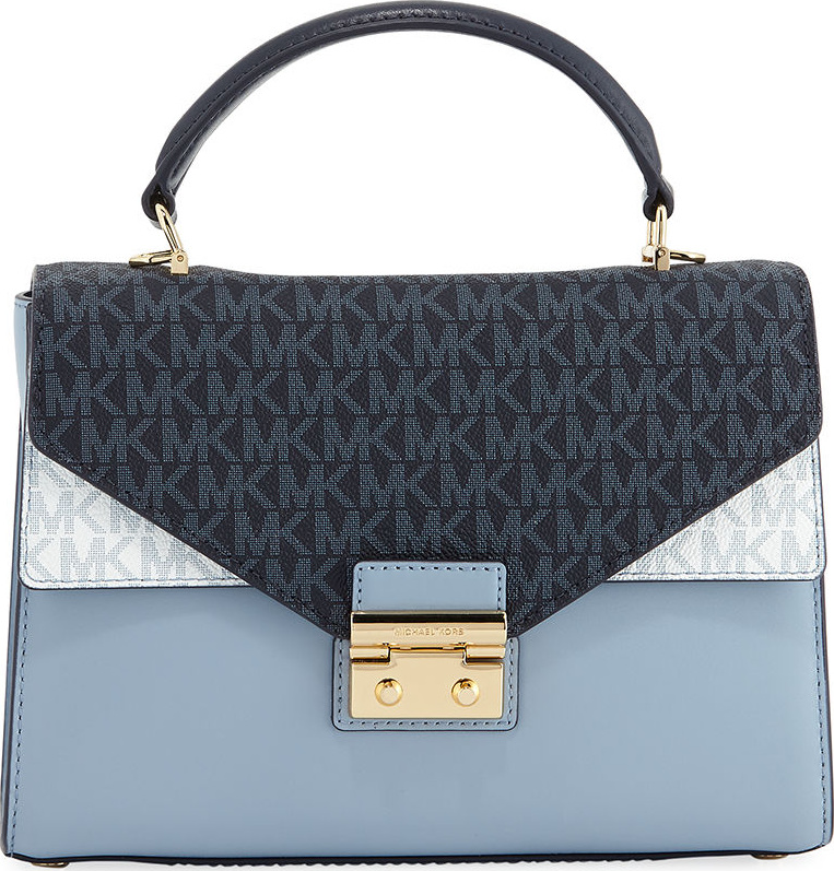 MICHAEL MICHAEL KORS Sloan Medium Double Flap Satchel Bag