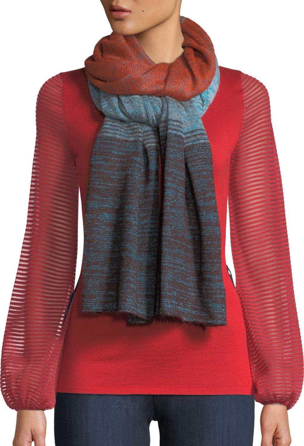 Missoni Striped Ombre Scarf