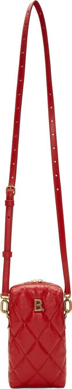 Balenciaga Red B. Touch Rectangle Bag
