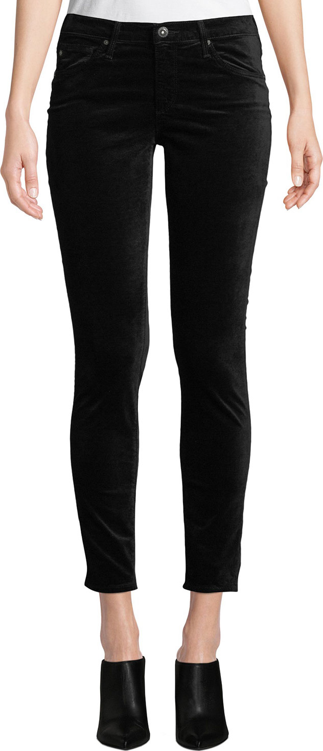 AG Jeans The Legging Velvet Ankle Skinny Pants