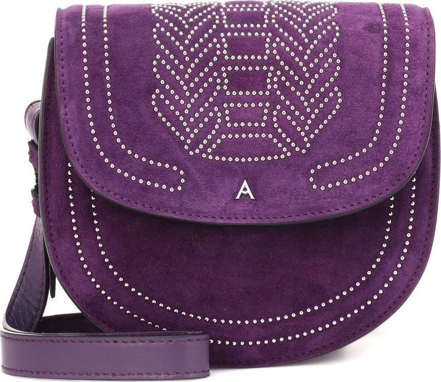 Altuzarra Ghianda Saddle suede shoulder bagd