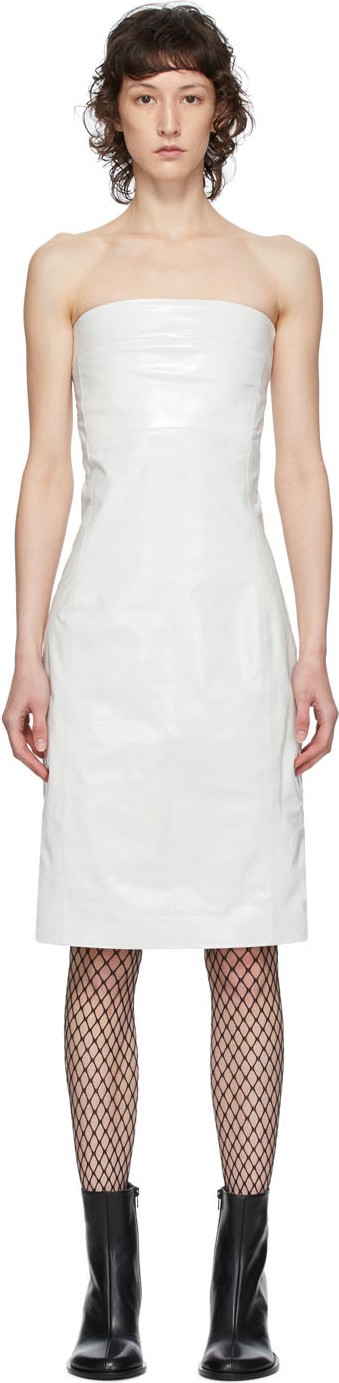 Ann Demeulemeester White Gleam Dress