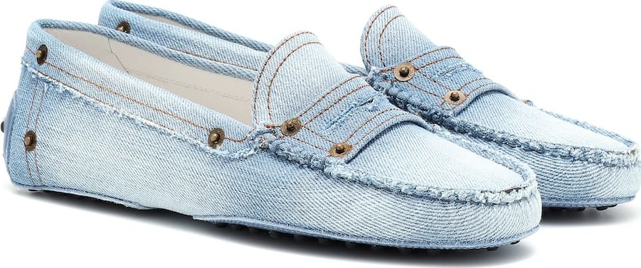 Tod's Gommino denim loafters