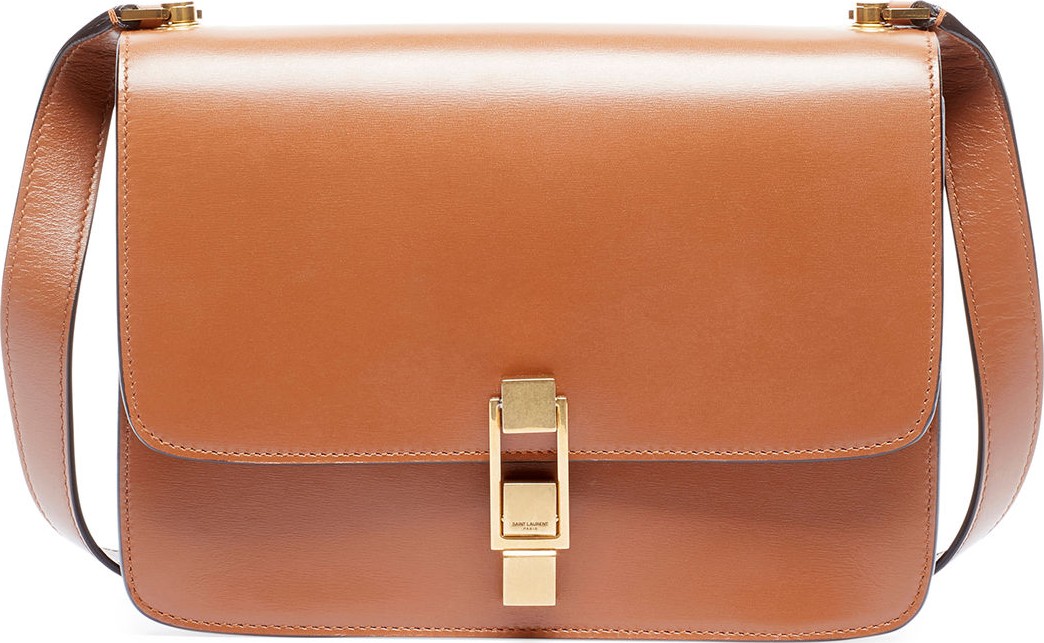 Saint Laurent Carre Smooth Leather Crossbody Bag