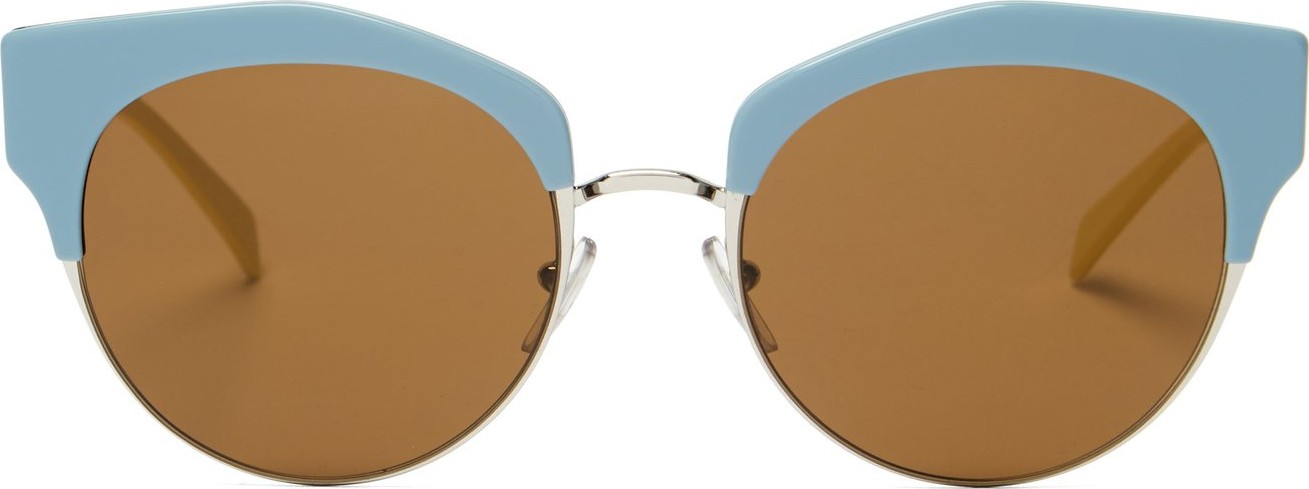 Marni Graphic cat-eye acetate sunglasses