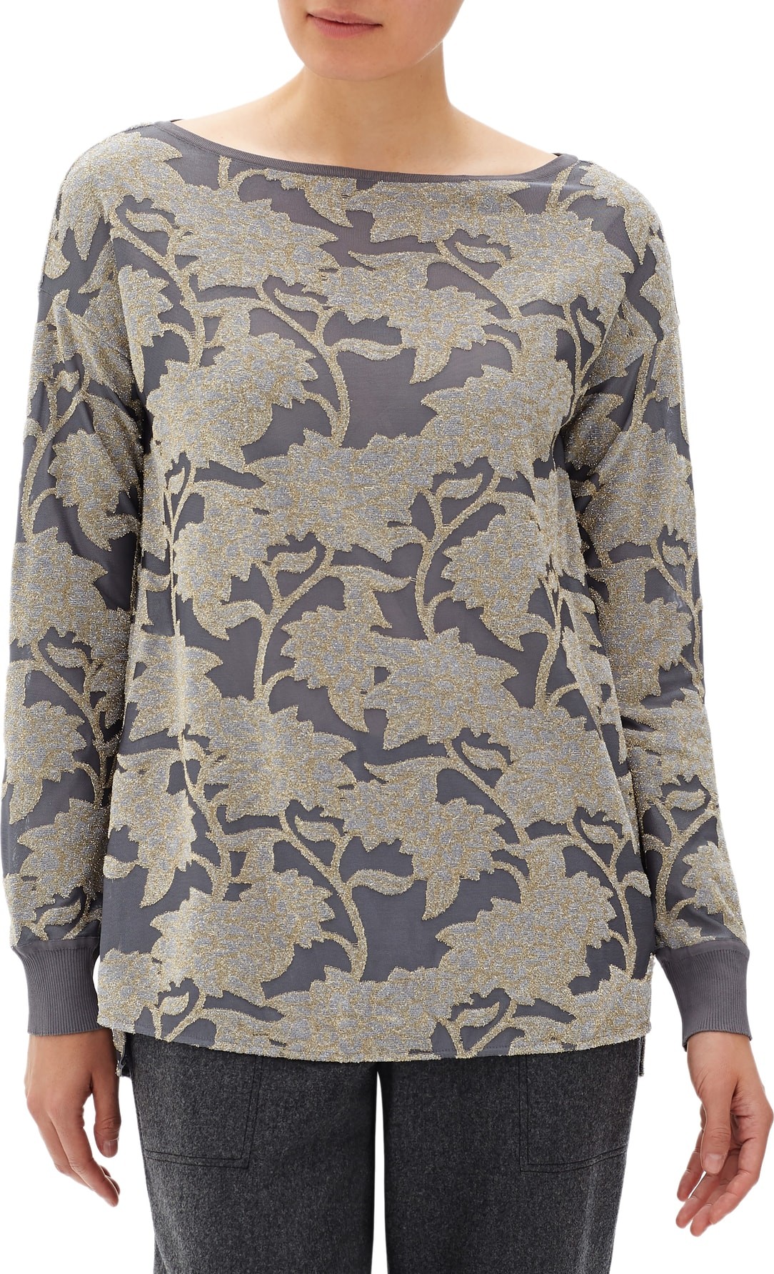 Lafayette 148 New York Phoenix Metallic Top