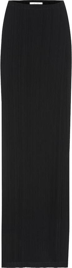THE ROW Sol pleated crêpe maxi skirt