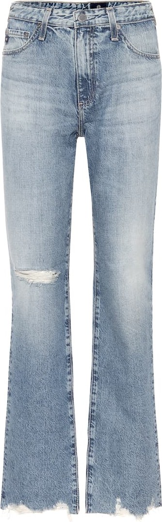 AG Jeans The Alexxis high-rise straight jeans