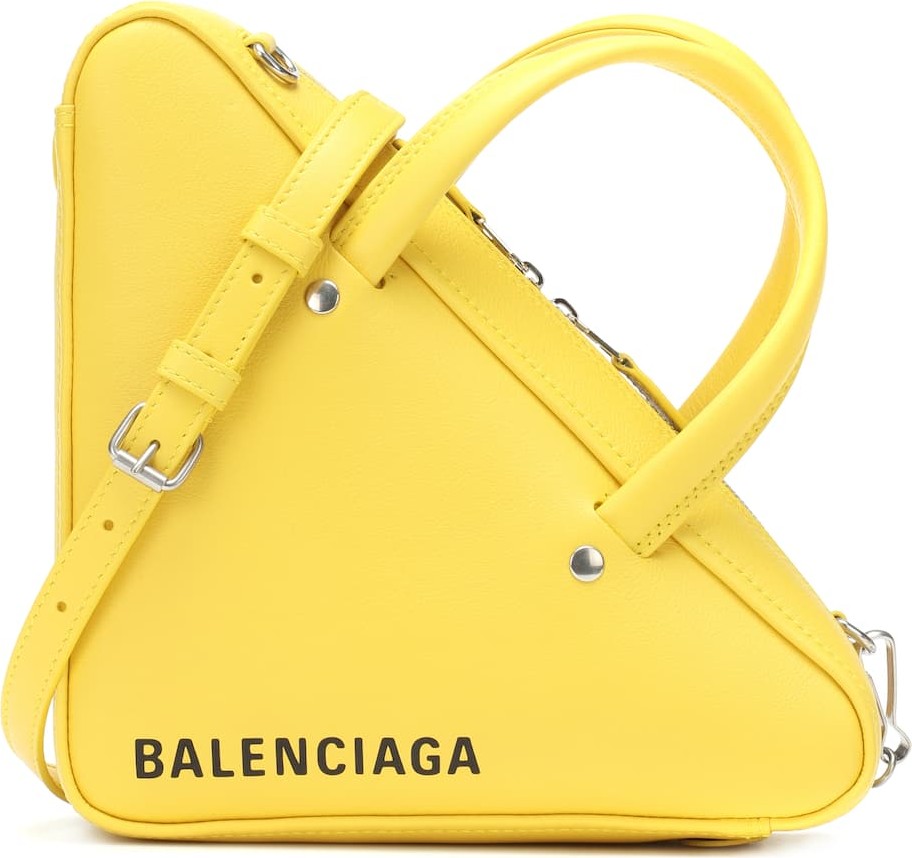 Balenciaga Triangle Duffle XS leather tote