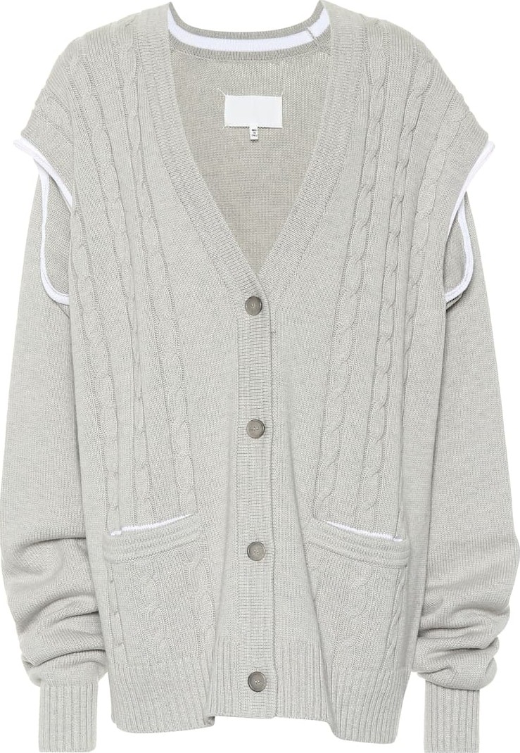 Maison Margiela Wool and cotton cardigan