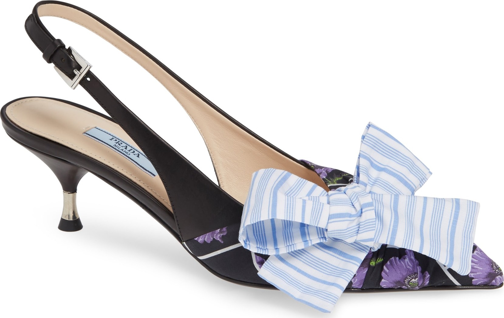 Prada Bow Slingback Pump