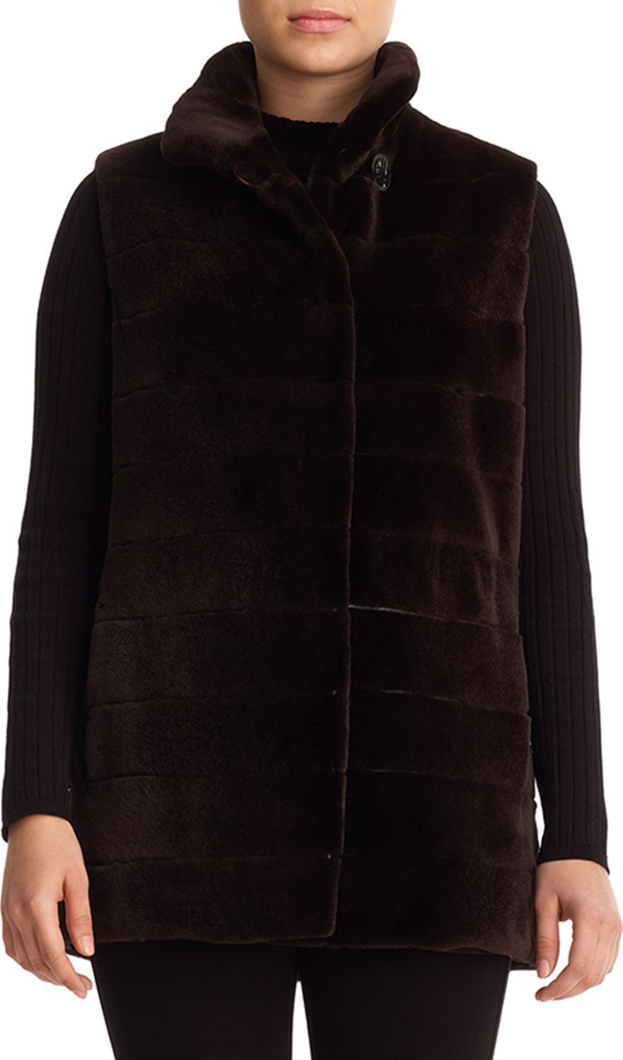 Gorski Reversible Sheared Mink Fur Vest