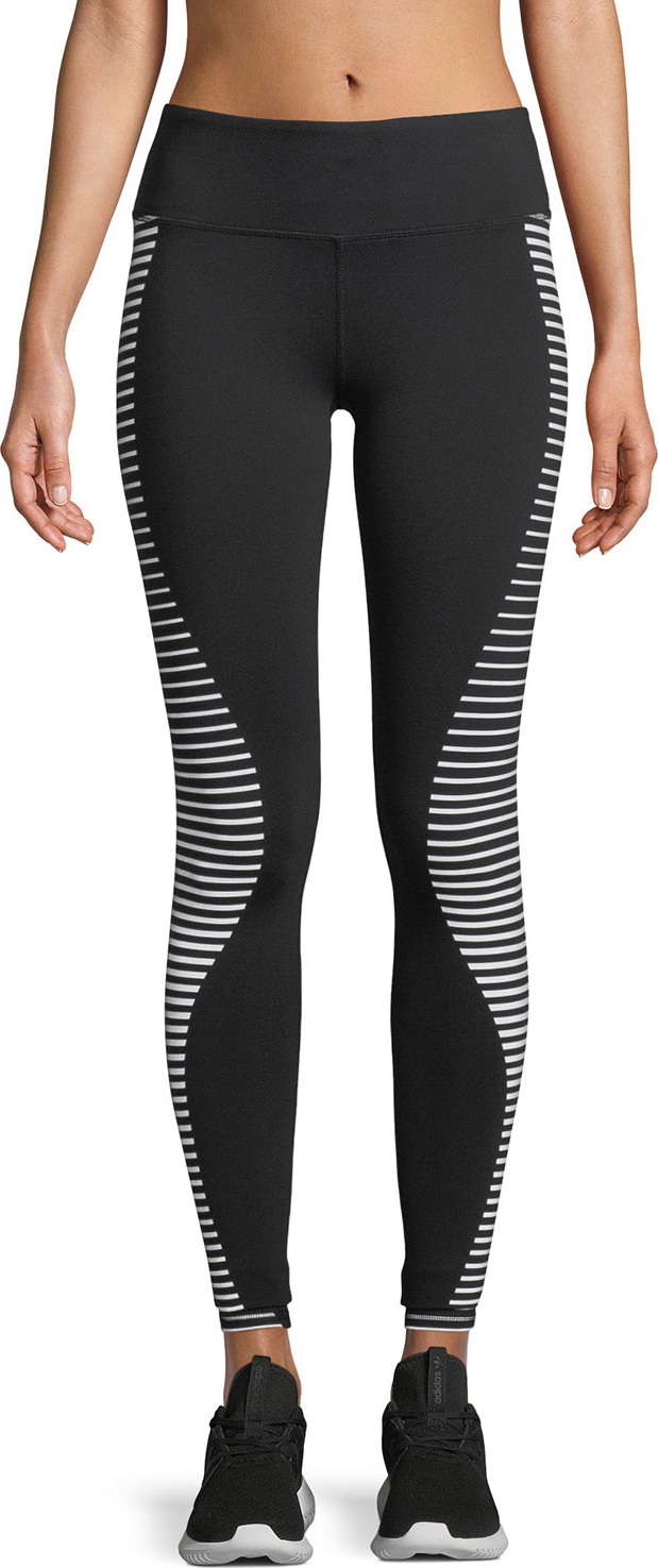 Alo Yoga Airbrush Wave-Stripe Sport Leggings