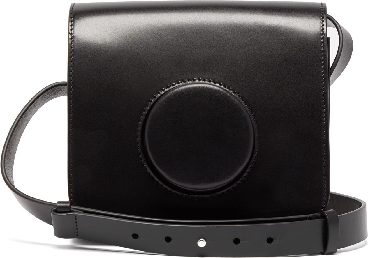 Lemaire Camera cross-body leather bag