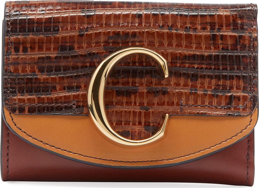 Chloe C Mini Tri-Fold Crossbody Bag