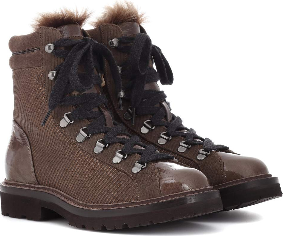 Brunello Cucinelli Suede ankle boots