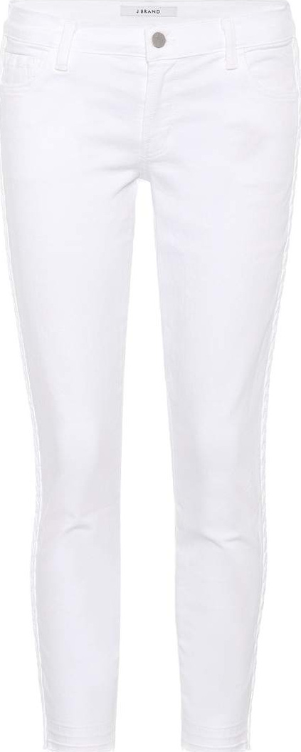 J BRAND Low-rise cropped skinny jeans