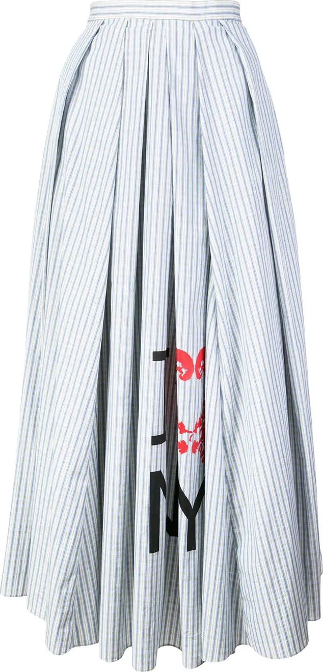Rosie Assoulin striped flared midi skirt